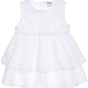 Vestido para Bebé Niña Blanco 2 Capas