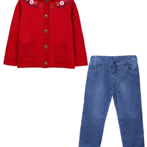 Conjunto para Bebe Niña Capucha Roja