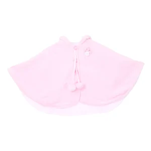 Capa Plush para Bebe Niña en Color Rosado