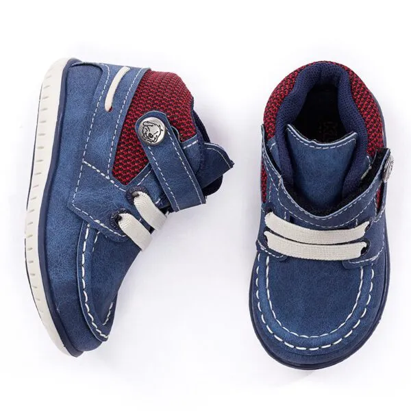 Botas para Bebé Niño de Aventura Azúles con Rojo - Imagen 4