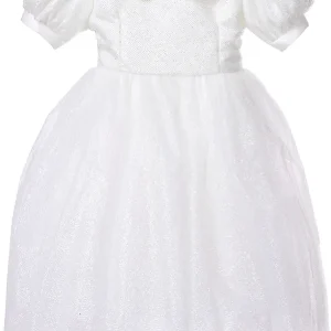 Vestido para Bebé de Bautizo Brillos de Diamante