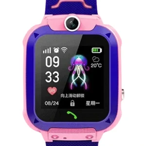 Smartwatch Infantil Q12 Rosado con SIM, Rastreador y Botón SOS